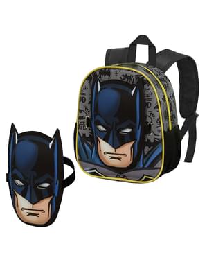 Mochila com máscara infantil Batman