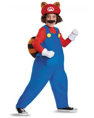 Vaskebjørn Mario Kostyme Gutt