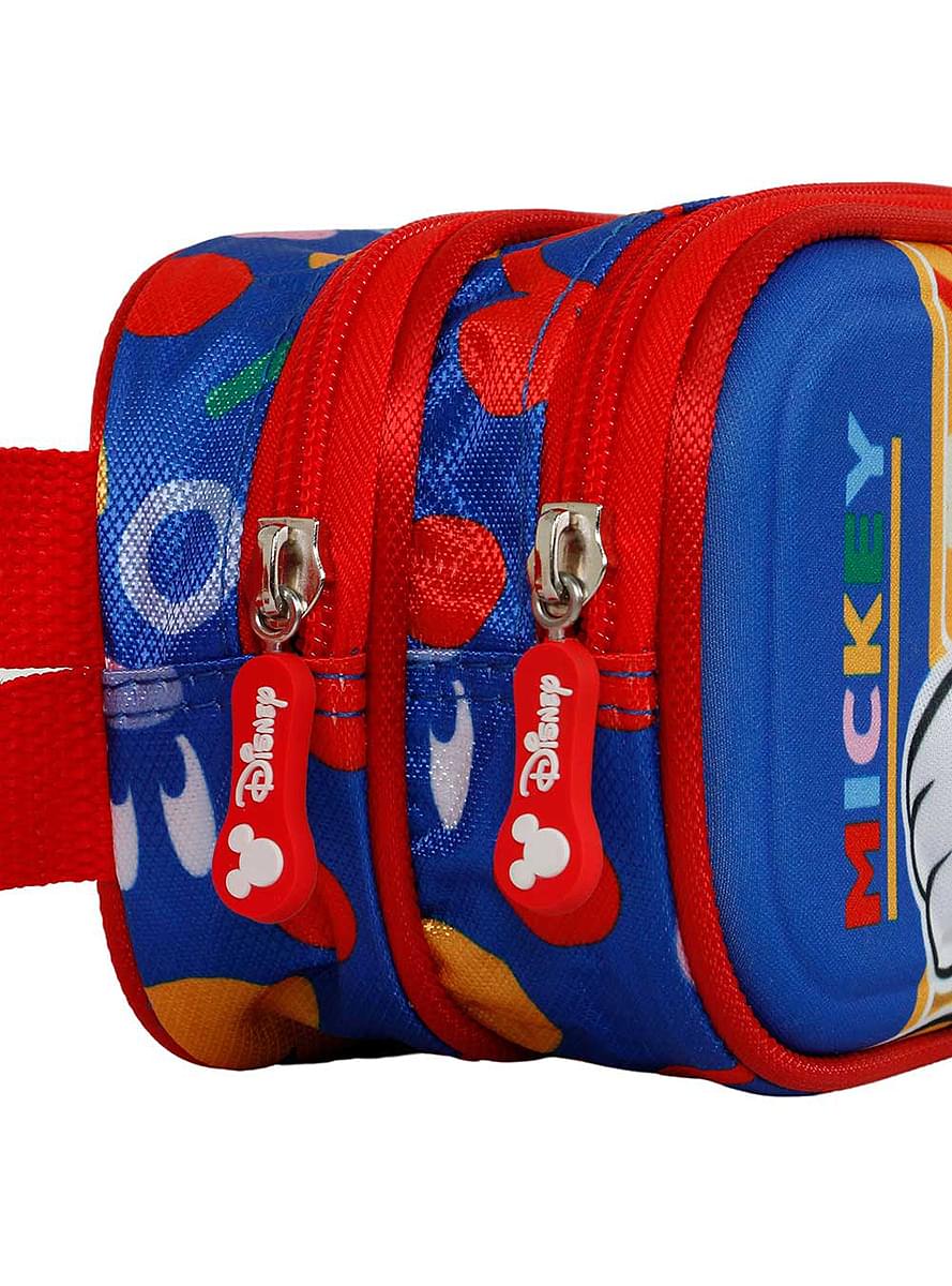 Estojo infantil Mickey Mouse diversão 3D