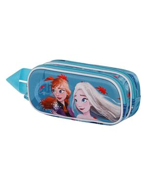 Astuccio per bambini Frozen II Elsa e Anna 3D