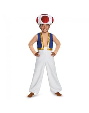 Çocuğun Deluxe Kurbağa Süper Mario Kostüm