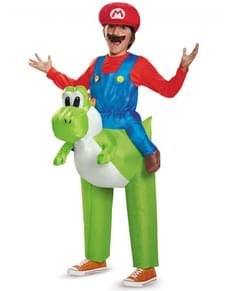 Mario rider på Yoshi kostume til drenge