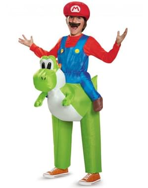 Boy's Ride On Kostum Yoshi Mario Bros