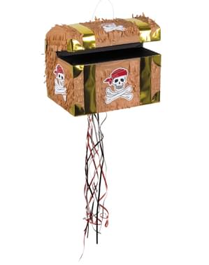 Piñata de cofre de piratas