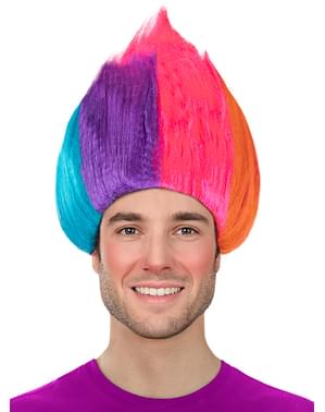 Peruca arco-íris - Trolls