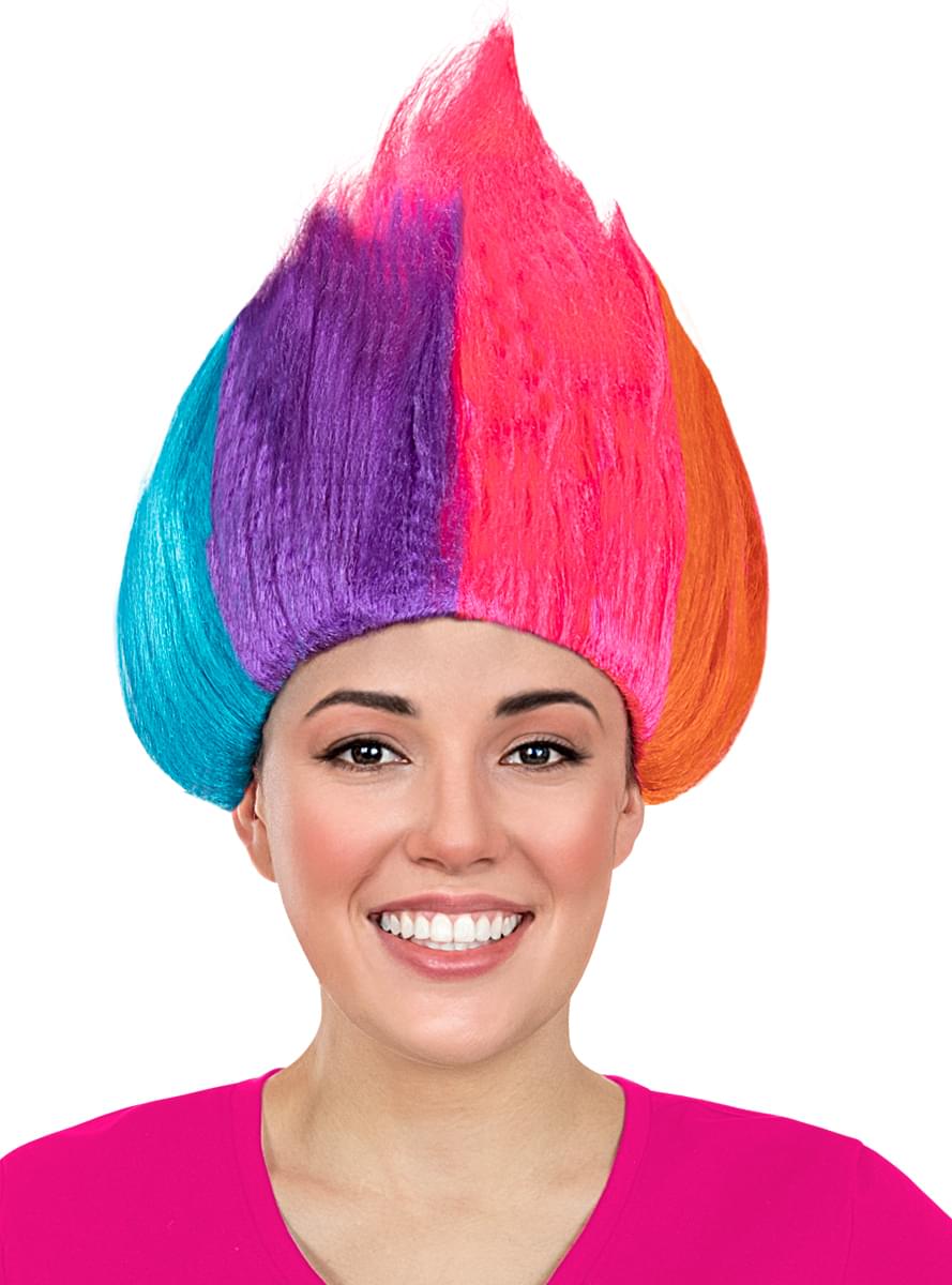 Peluca arcoíris - Trolls