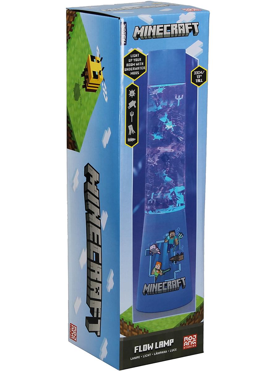 Lampe Minecraft bleue