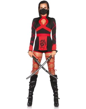 Sexet ninja kostume til kvinder