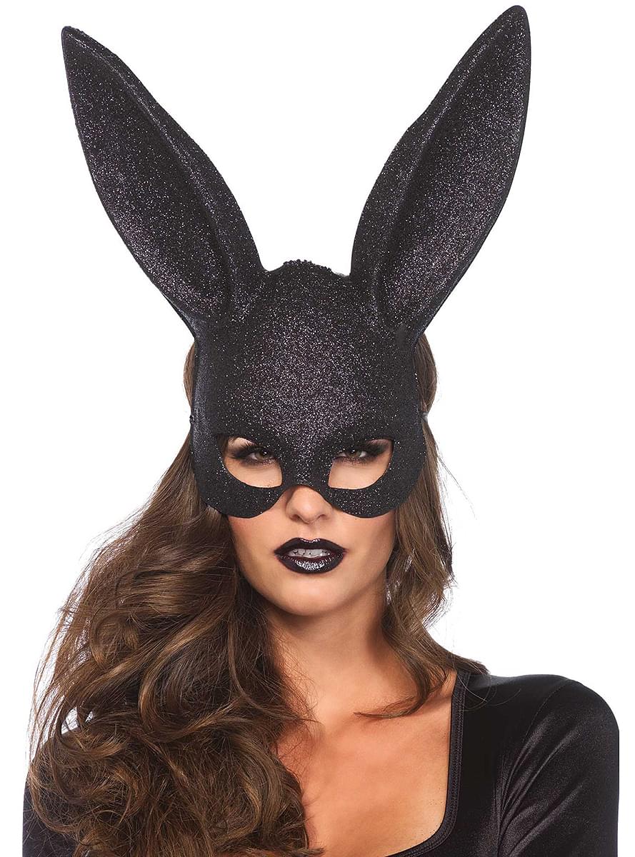 Sexy Glitter Bunny Mask for Women - Leg Avenue