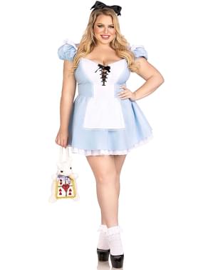 Costume da Alice sexy per donna taglie forti