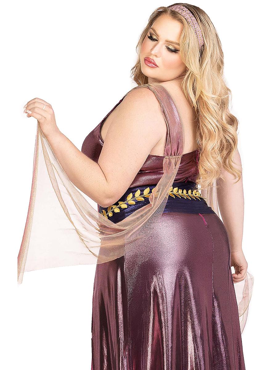 Sexy Amethyst Goddess Costume for Women Plus Size - Leg Avenue