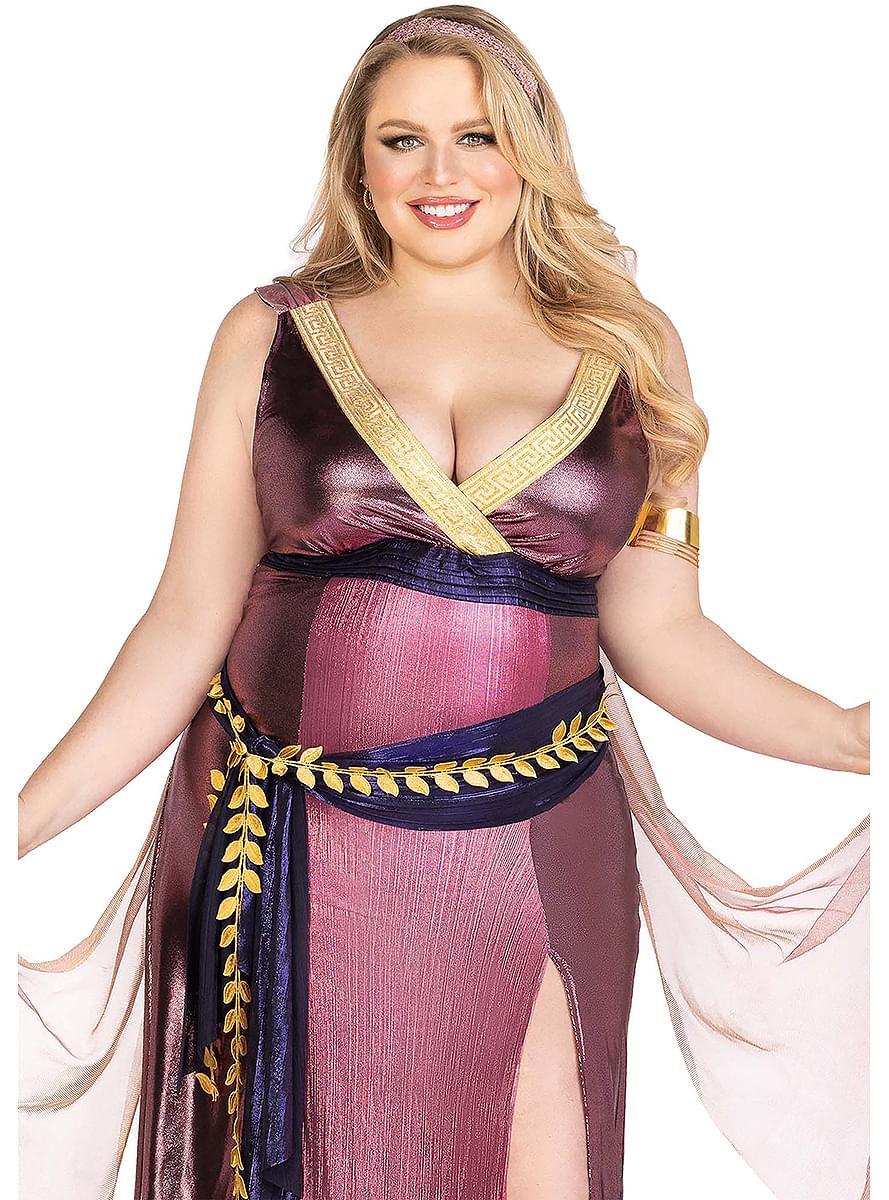 Sexy Amethyst Goddess Costume for Women Plus Size