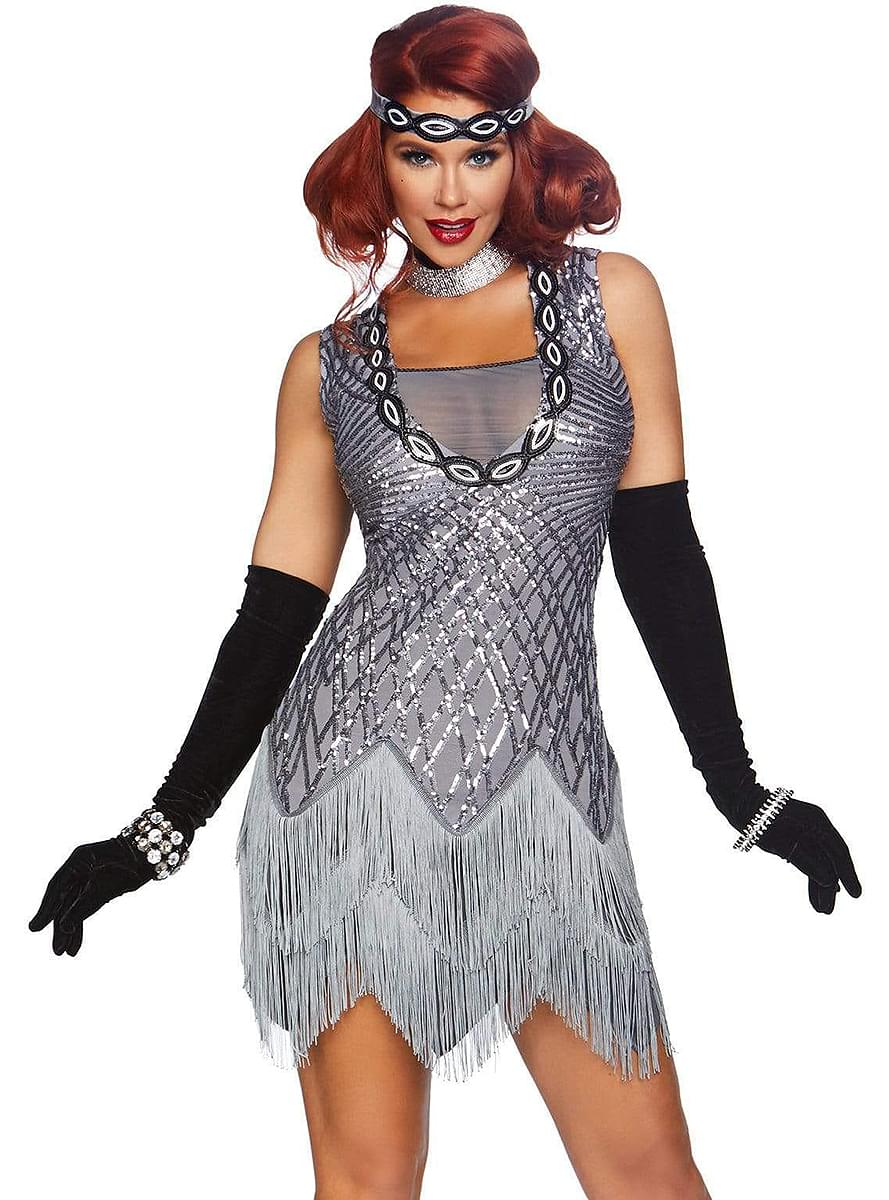 Costume Charleston glamour da donna
