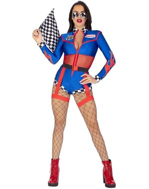 Costume da pilota da corsa sexy da donna