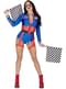 Déguisement pilote de course sexy femme