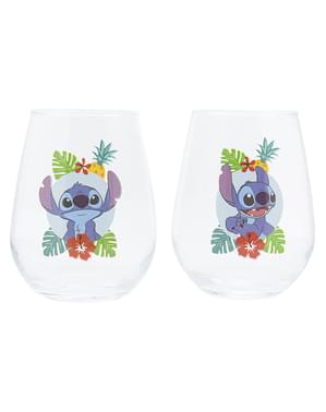 Set of 2 Stitch Glasses - Lilo & Stitch