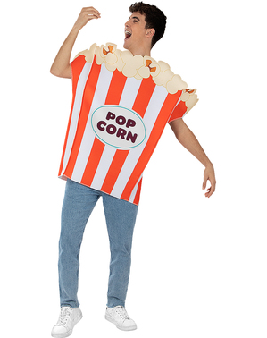 Kostým popcornová krabička pro dospělé