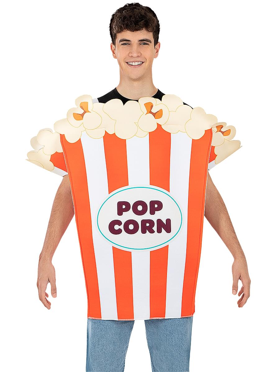 Maskeraddräkt popcornpåse för vuxen