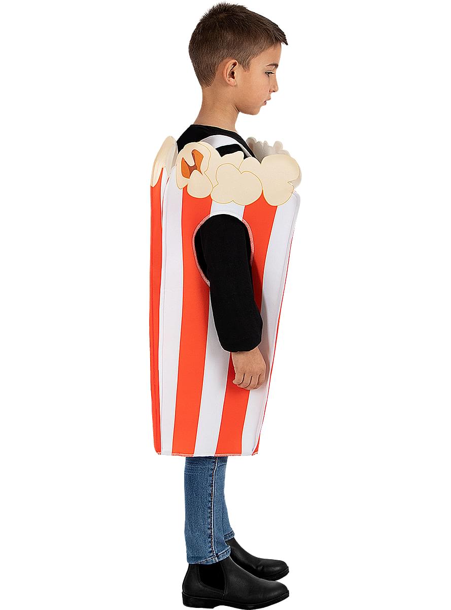 Taske med popcorn kostume til børn