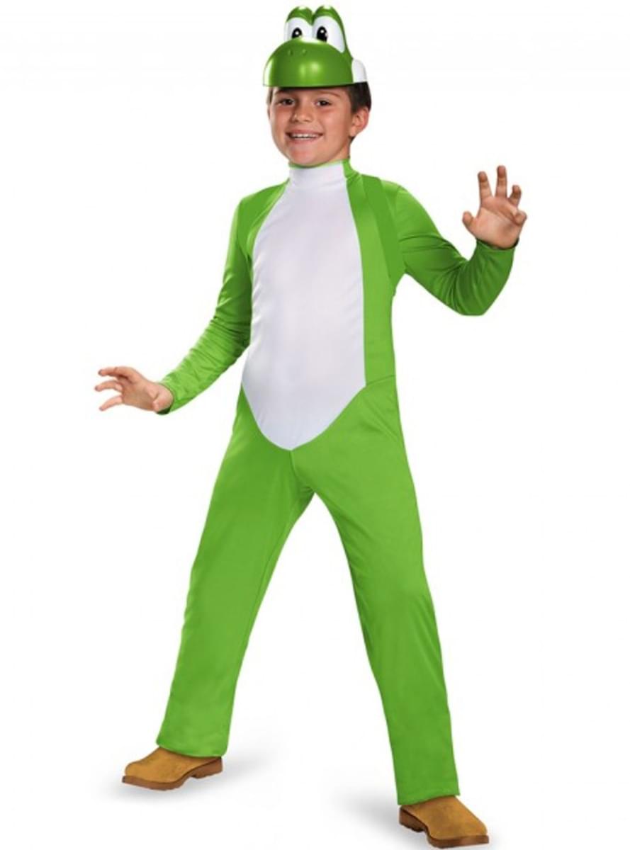 Yoshi kostume deluxe til drenge