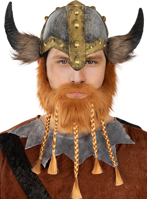 Barba de vikingo para adulto