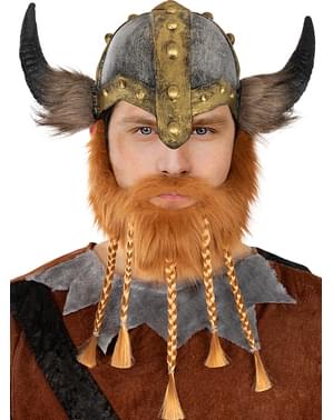 Costume Culture Juego de peluca y barba vikinga para hombre