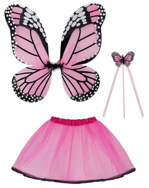 Kit accesorios de mariposa para niños