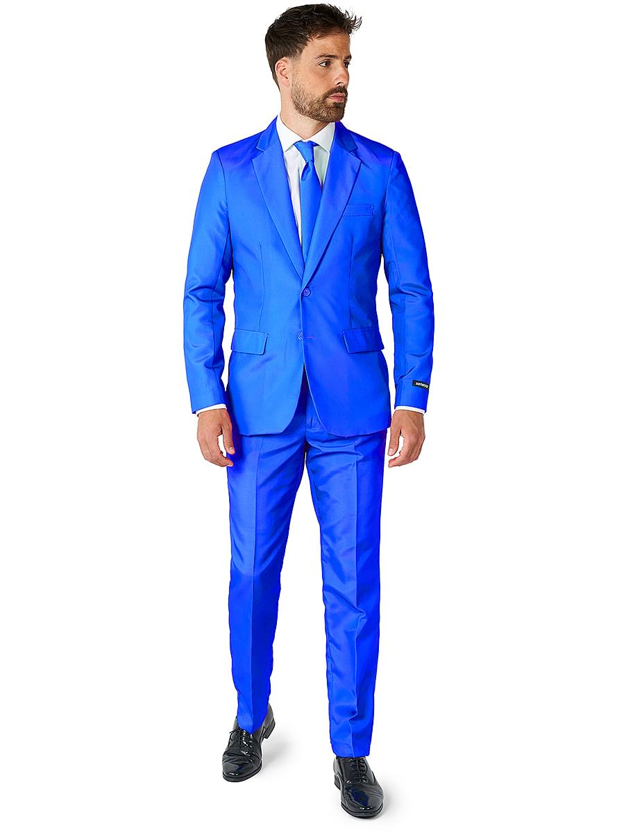 Garnitur Solid Blue Suitmeister