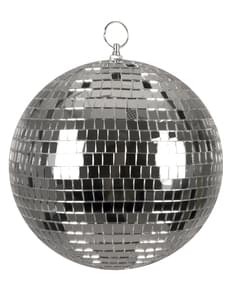 Boule disco argentée