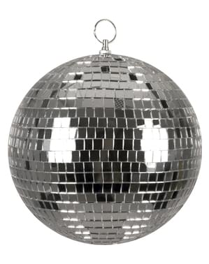 Boule disco argentée