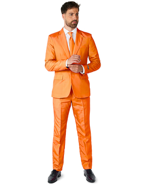 Originální oblek OppoSuit Suitmeister čistě oranžový