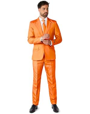Suitmeister Solid Orange jakkesæt