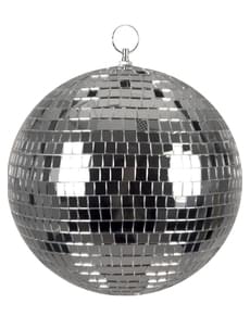 Boule disco argentée