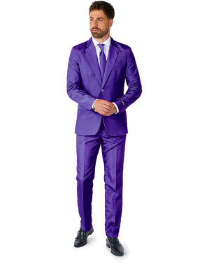 Originální oblek OppoSuit Suitmeister čistě fialový