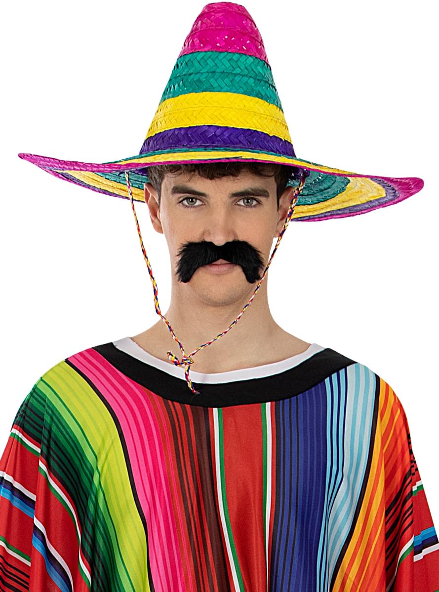 Pestrofarebné mexické sombrero