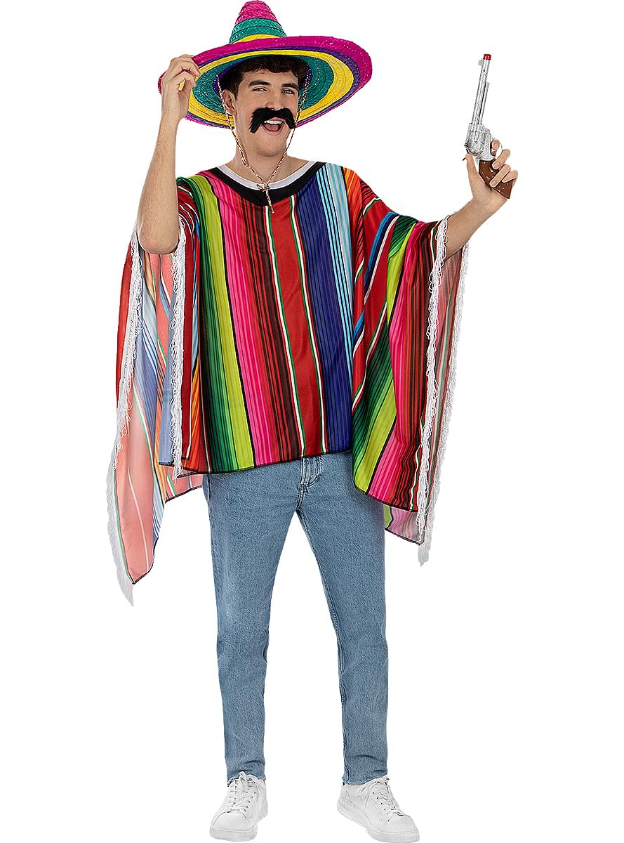Monivärinen meksikolainen sombrero