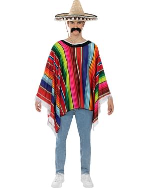 Mexikanischer Poncho für Erwachsene