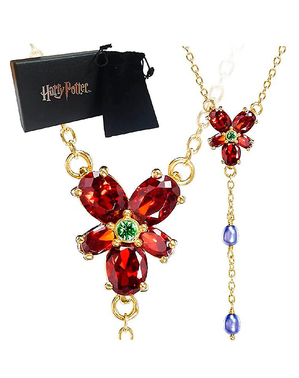 Hermione rdeča kristalna ogrlica ( uradna replika ) - Harry Potter