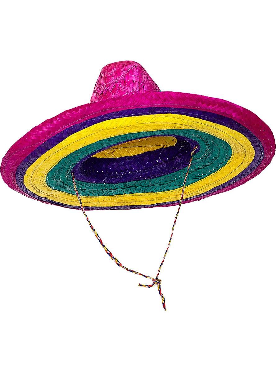 Pestrofarebné mexické sombrero pre deti