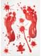 Pegatinas adhesivas de sangre Halloween