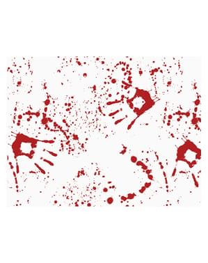 Toalha de mesa de sangue