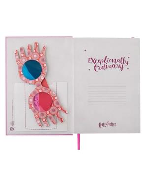 Caiet și semn de carte Luna Lovegood cu copertă rigidă - Harry Potter