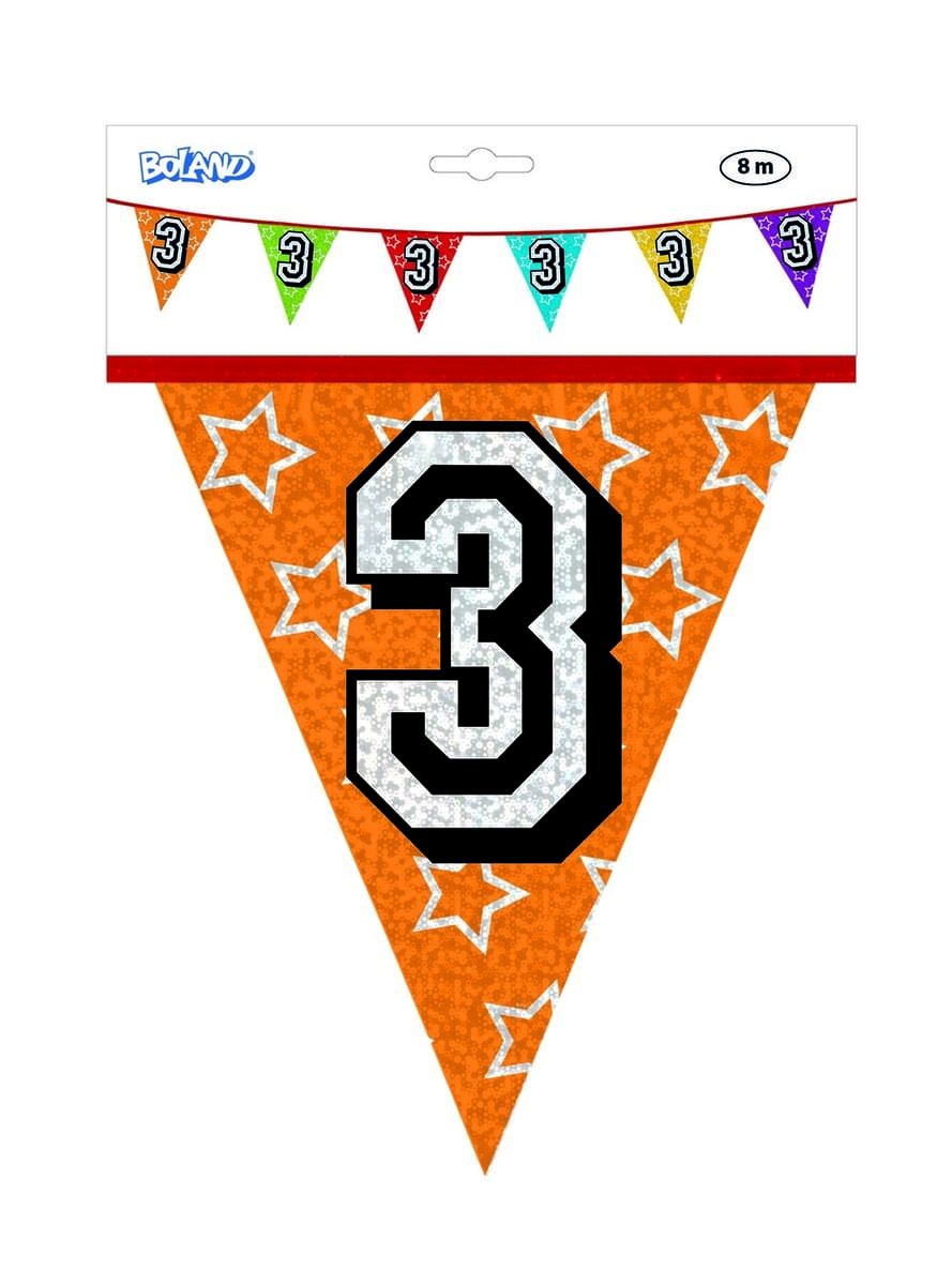 Flag med nr 3
