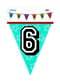 Guirlande fanions numéro 6