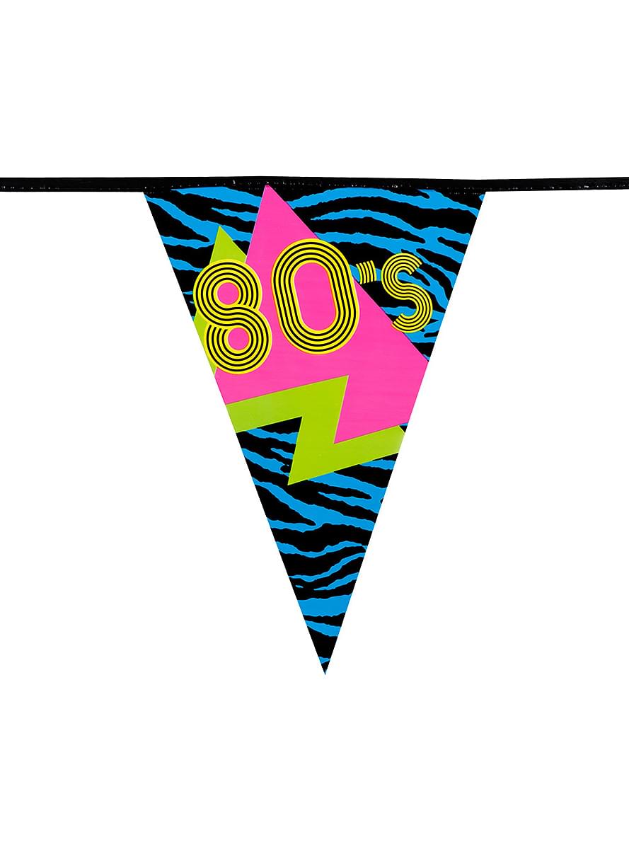 Guirnalda de fiesta de los años 80