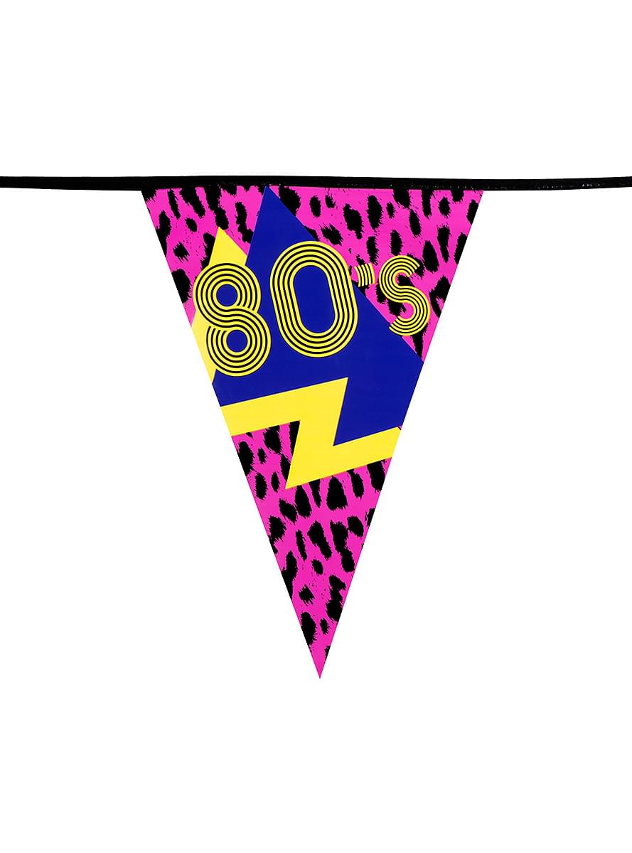 באנר ליום הולדת שנות ה-80