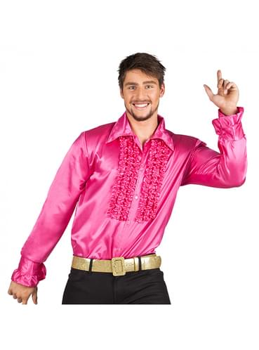Camisa Con Purpurina Para Hombre, Camisetas De Los Años 70 Y 80