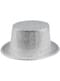 Sombrero plateado brillante