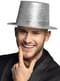 Sombrero plateado brillante