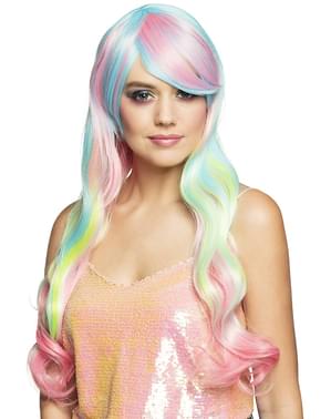 Pastel Colours Unicorn Wig